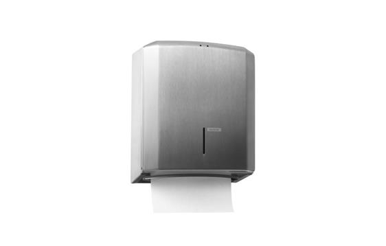 112519 Katrin 988366 Dispenser KATRIN C-fold i børstet stål 